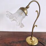 Table lamp in brass art deco tulip 1930