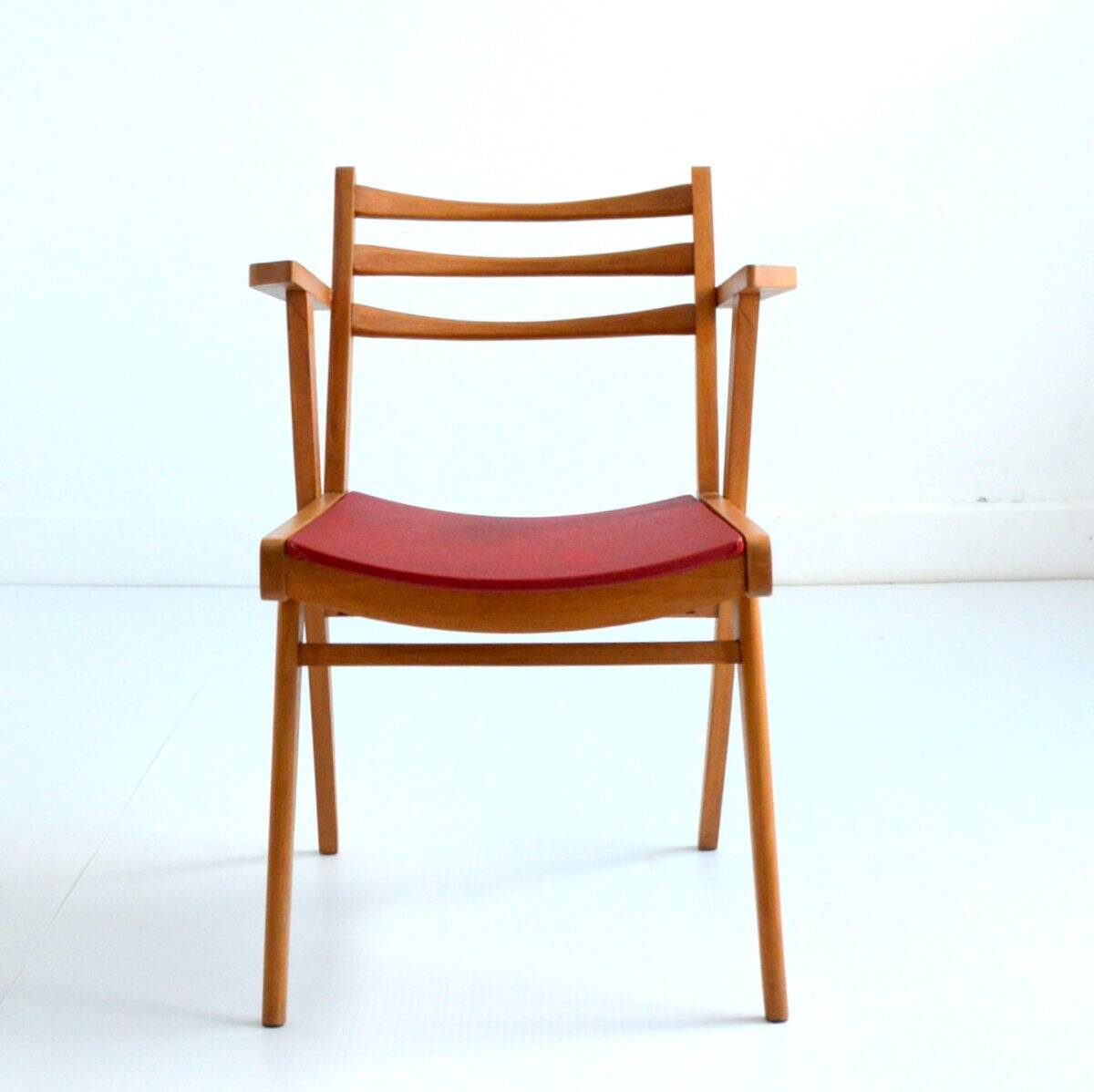 1950s compass leg chair