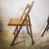 Vintage wooden folding chair - canning