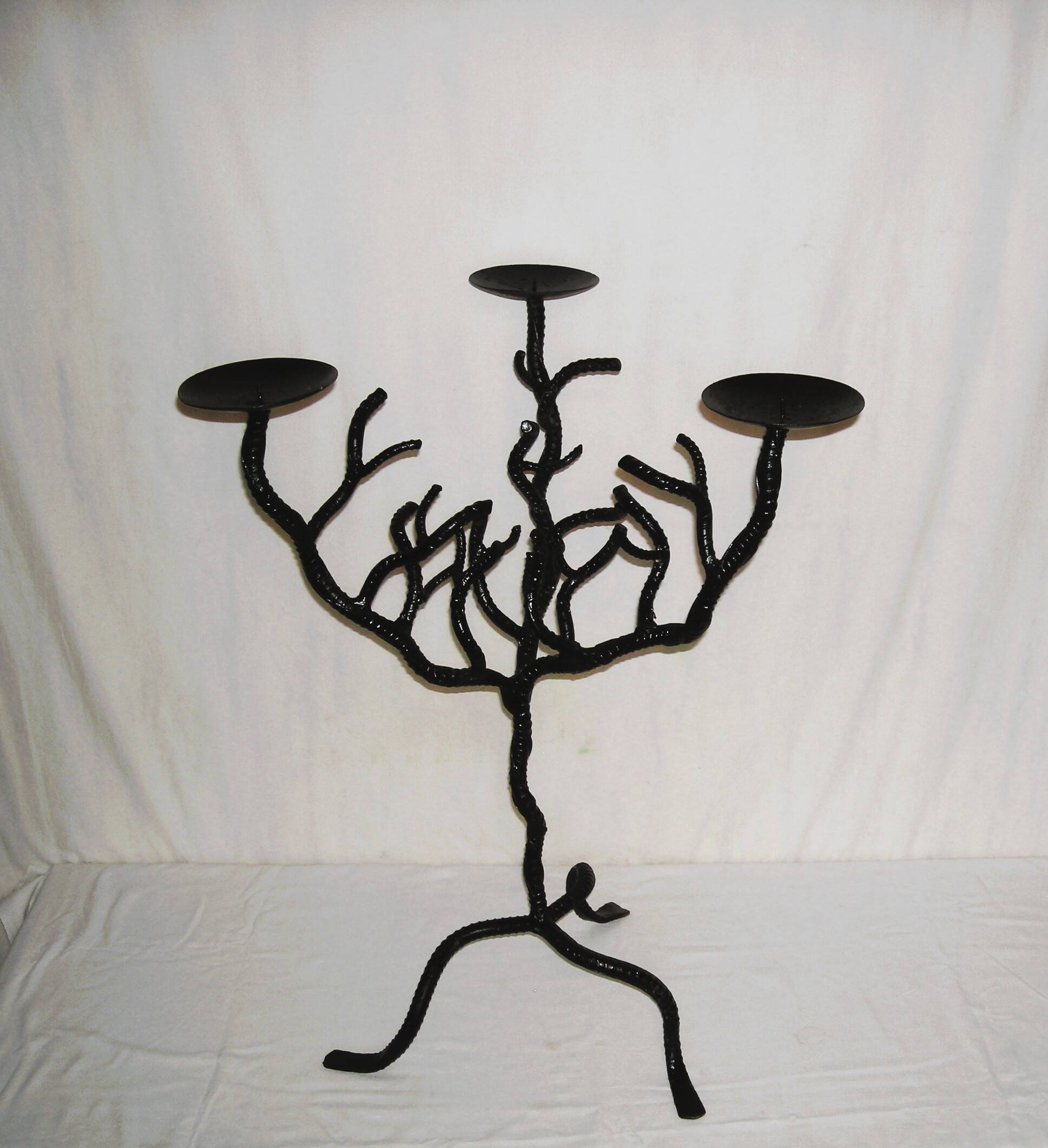 1960s tripod candelabrum