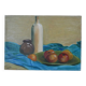 Tableau acrylique sur toile contemporaine nature morte décoration campagne