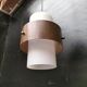 Vintage glass pendant light