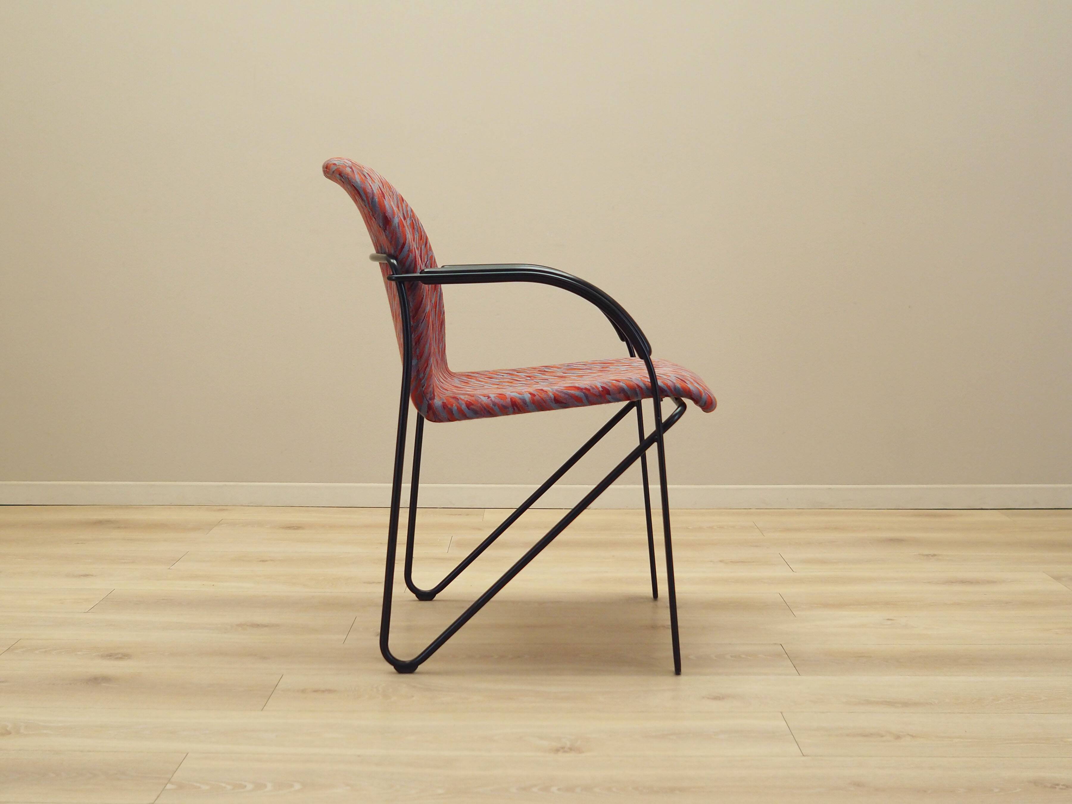 Set of four chairs, Italian design, 1980s, production: Italy