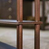 Beech shelf with ball feet, 1960s