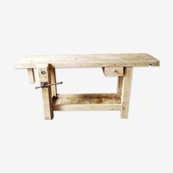 Établi en bois de menuisier