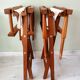 Fauteuils style "réalisateur" anciens