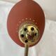 Cocotte lamp from the 1950s, painted metal and brass.