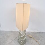 Glass table lamp by Peil and Putzler, 1960s