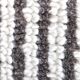 4x10 Brown & White Striped Vintage Runner Rug, 131x303Cm