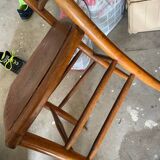 Engraved bistro chair