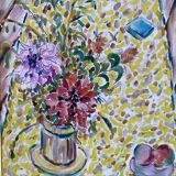 Nature morte sur carton