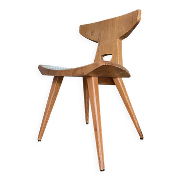 Chaise en pin Jacob Kielland-Brandt des années 1960