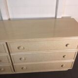 Rattan dresser