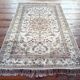 Handmade silk cashmere rug 151x92cm