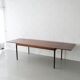 Johannes Andersen rosewood dining table for Christian Linneberg