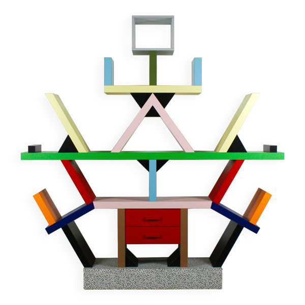 Bibliothèque Carlton par Ettore Sottsass