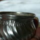 Pair of silver pepper shaker punch minerve