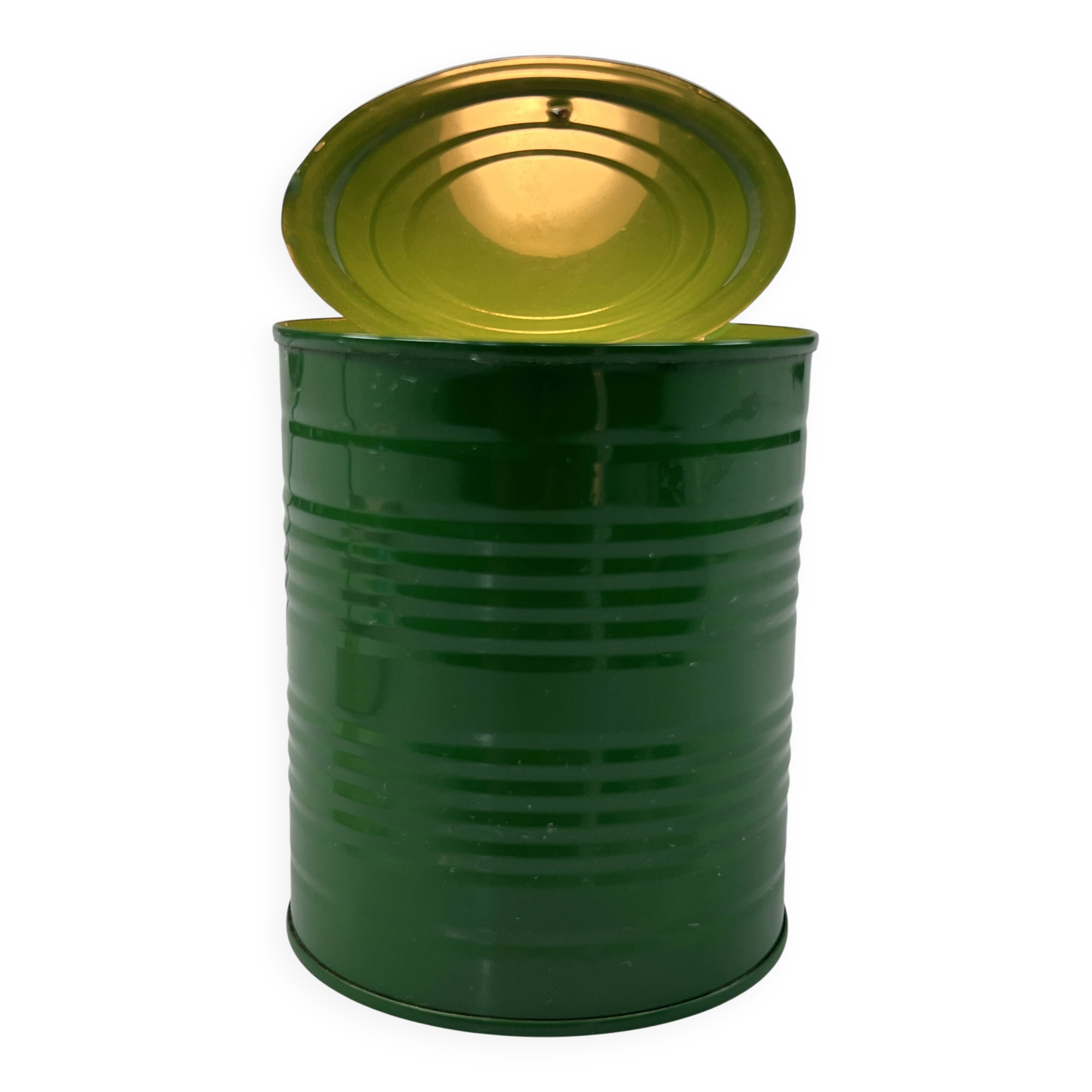 Vintage Green Tin Can Lamp, Ad Van Berlo, Vrieland Design, 1980s