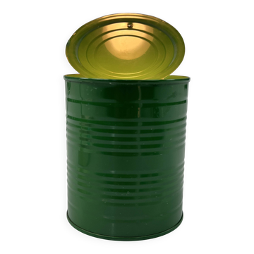 Lampe en boîte en métal vert vintage, Ad Van Berlo, design Vrieland, années 1980