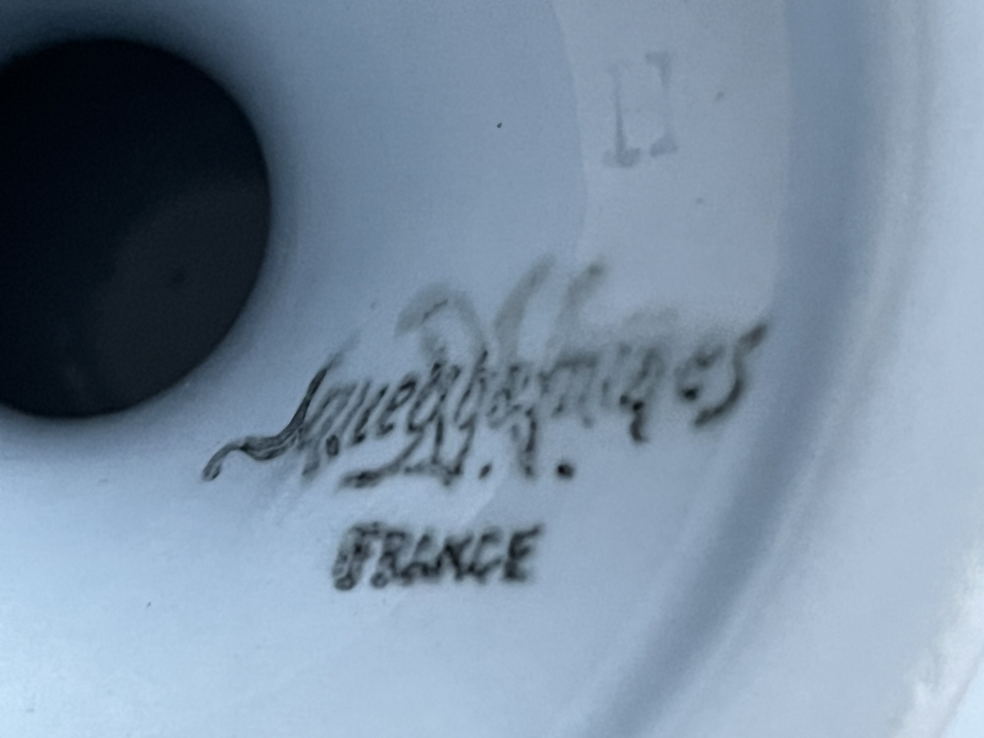 Earthenware cup of Sarreguemines