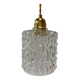 Vintage suspension in moulded pressed glass