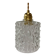 Vintage suspension in moulded pressed glass