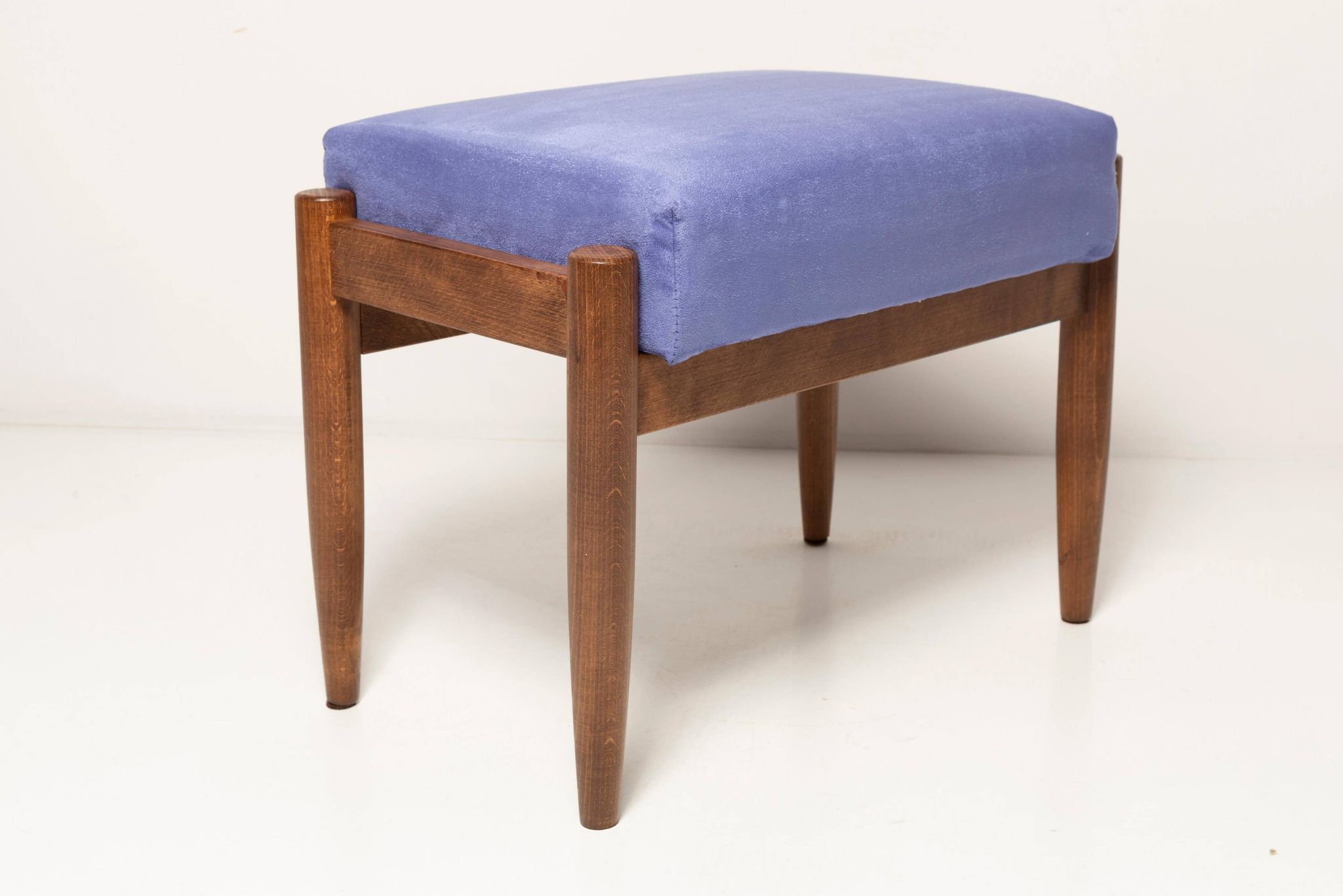 Vintage Violet Stool Mid-Century Violet, Edmund Homa, 1960s