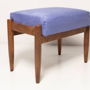 Vintage Violet Stool Mid-Century Violet, Edmund Homa, 1960s
