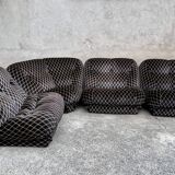 Sofa by Rino Maturi for Mimo Leone e Co., 1970s, Set of 4