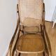 Antique Thonet bentwood rocking chair, original label.