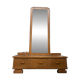 Meuble bas, d'entrée vintage en bois avec miroir