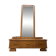 Meuble bas, d'entrée vintage en bois avec miroir