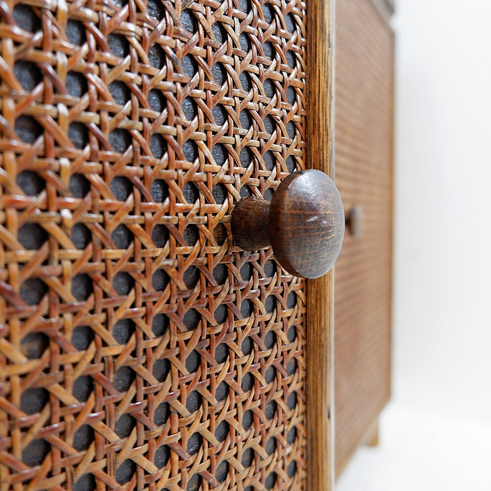 Mid-century bamboo and rattan buffet - 1960s