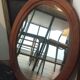 Miroir en bois massif vintage 52 x 68 cm