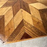1930s star-inlaid side table
