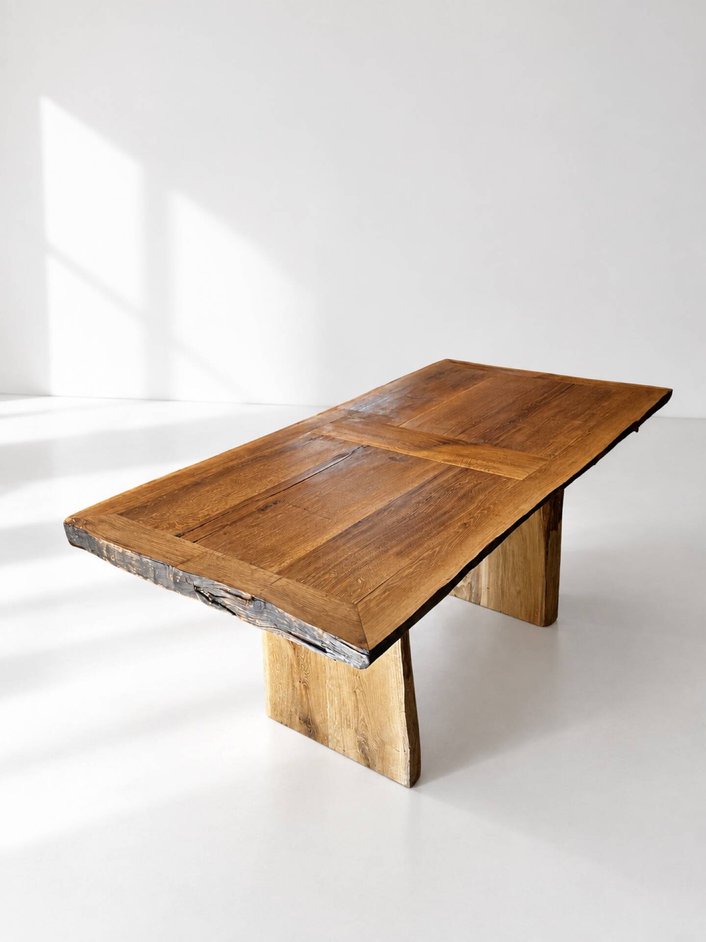 Handcrafted solid oak table