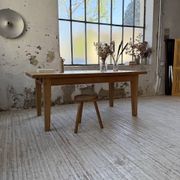 Table de ferme extensible en chêne massif