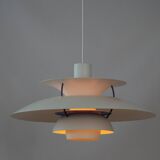 Danish vintage pendant lamp PH 5 by Poul Henningsen, Louis Poulsen, 1958