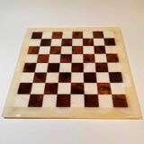 1960s Chess Set in Genuine Hand Carved Alabaster of Volterra.