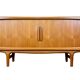 60s 70s Teak Sideboard Credenza by Johannes Andersen for Silkeborg CFC
