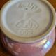 Strehla Germany Vintage Ceramic Iridescent Pink Flowerpot Vase