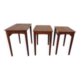 Danish Teak Nesting Tables, 1960s, Set of 3