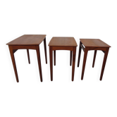 Danish Teak Nesting Tables, 1960s, Set of 3