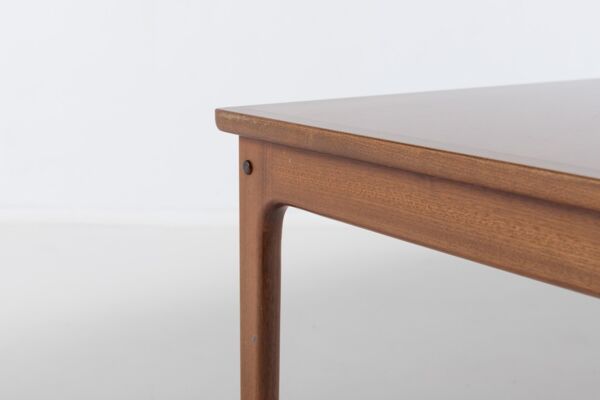 Ole Wanscher mahogany coffee table for Poul Jeppesen Møbelfabrik