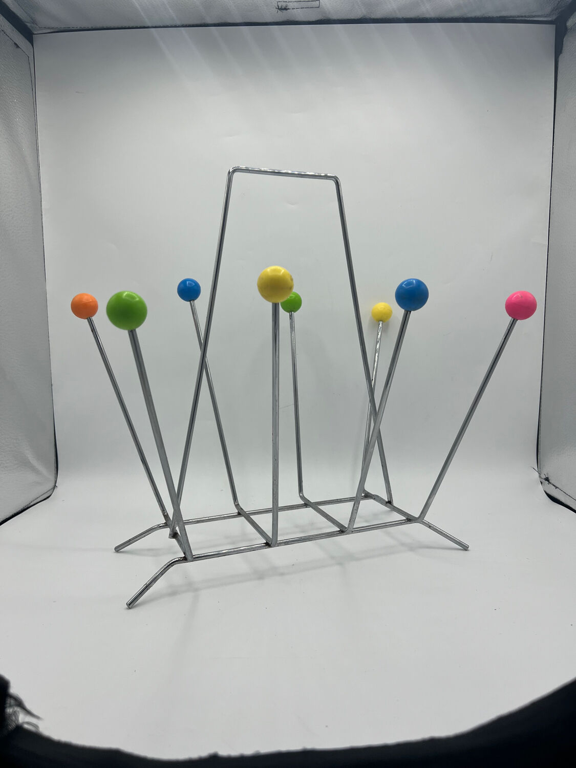 Vintage Sputnik magazine holder