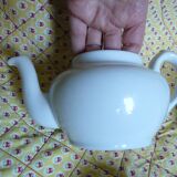 Cafetière salam en porcelaine blanche numéroté