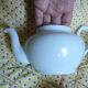 Numbered white porcelain salam coffee maker