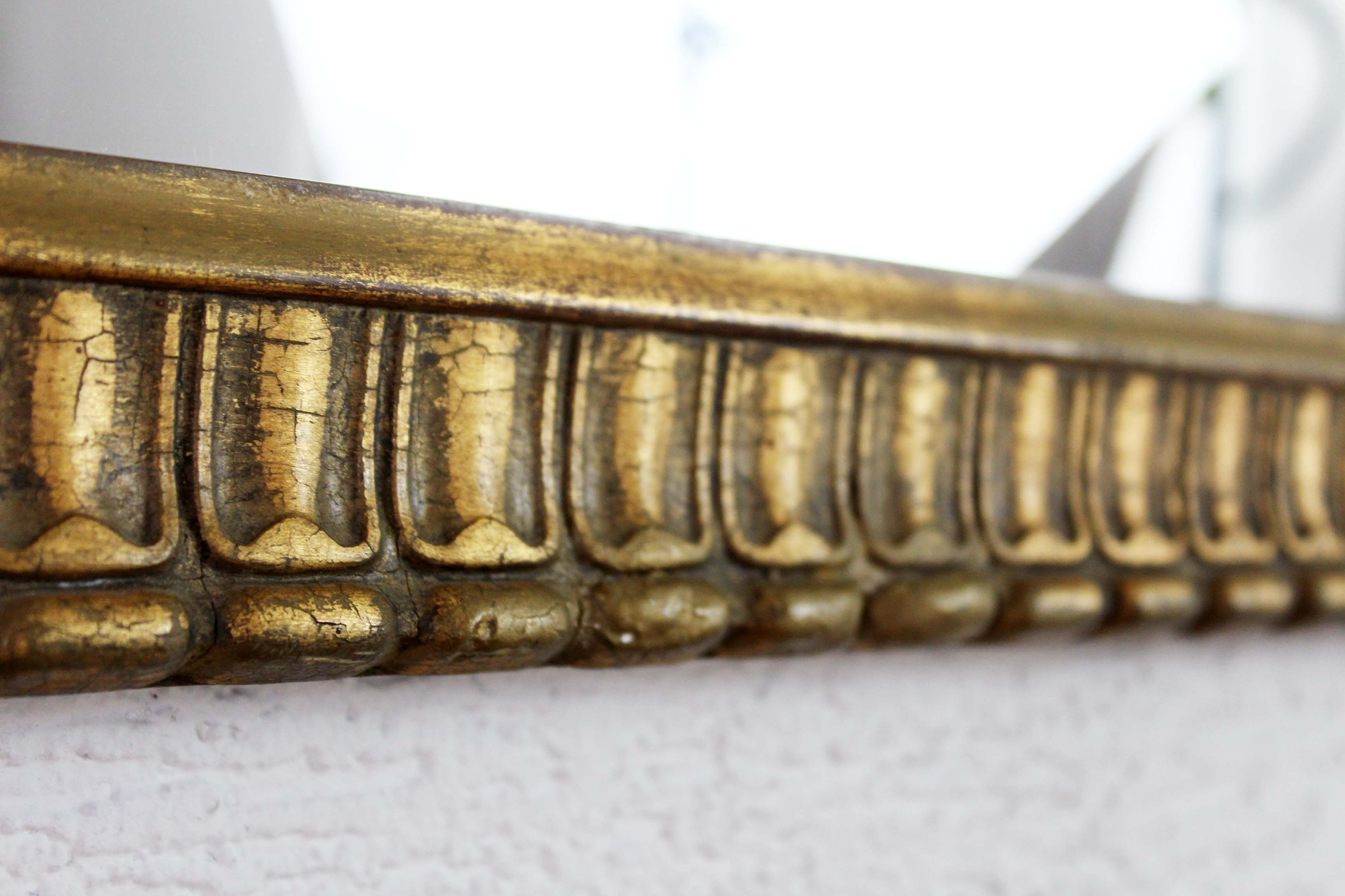 Mirror golden old stucco 61x72cm