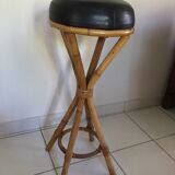 Rattan bar stool