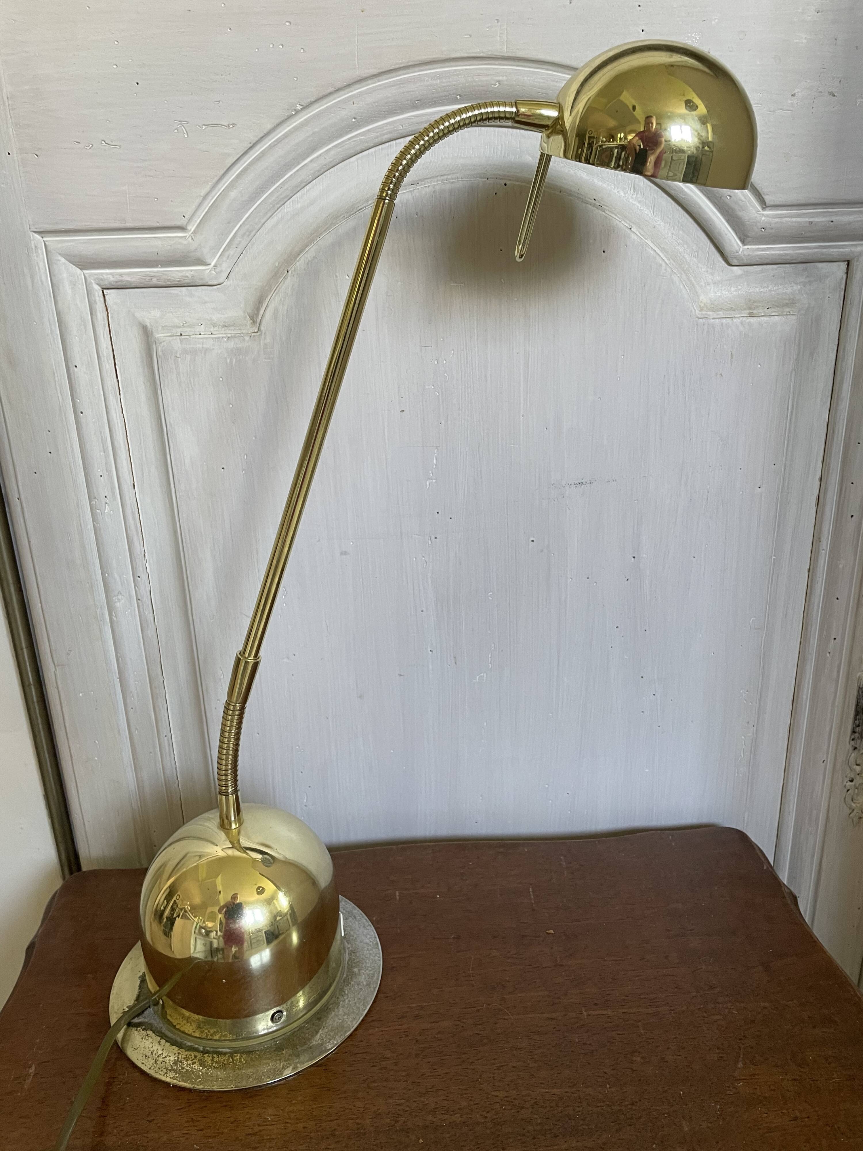 Vintage gold desk lamp